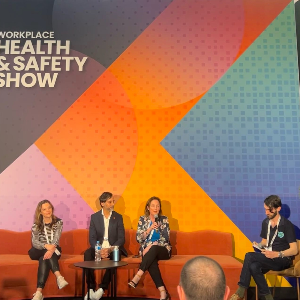 Panel discussion on workplace mental health at the Workplace Health and Safety Show.